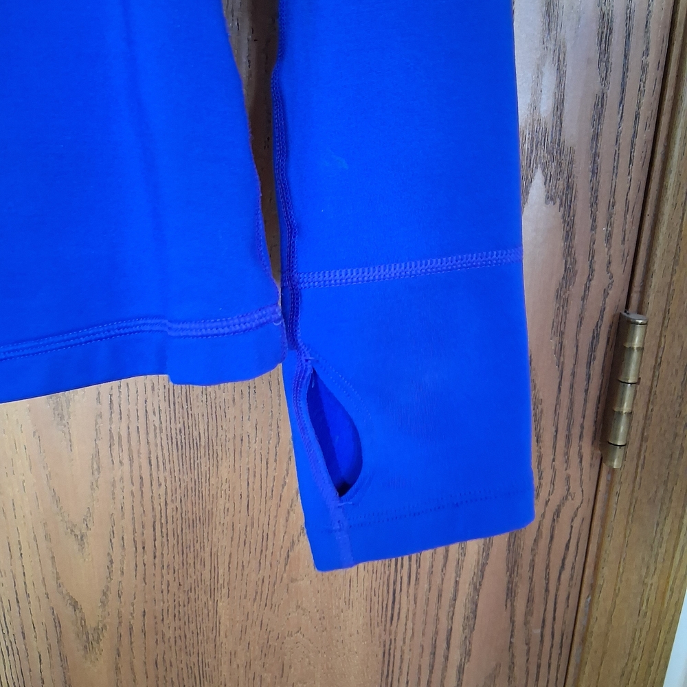 Adidas Blue Long Sleeve Pullover - Picture 3 of 6